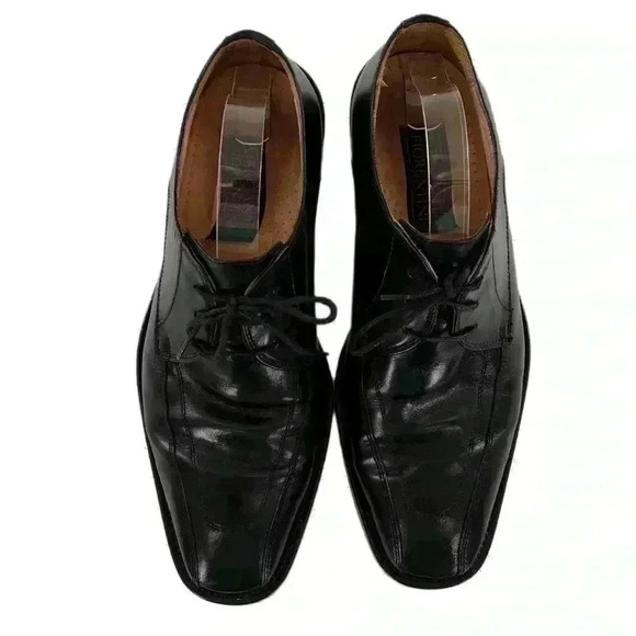 Mercanti Fiorentini mens dress shoes size 8 black Italian leather vintage 90s main image 8